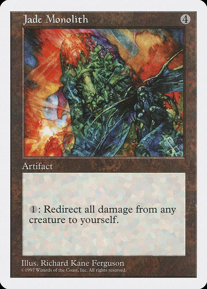 Jade Monolith [Fifth Edition] Magic: The Gathering