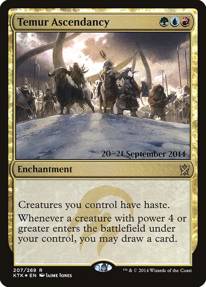 Temur Ascendancy [Khans of Tarkir Prerelease Promos] Magic: The Gathering