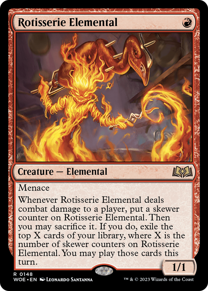 Rotisserie Elemental [Wilds of Eldraine] Magic: The Gathering