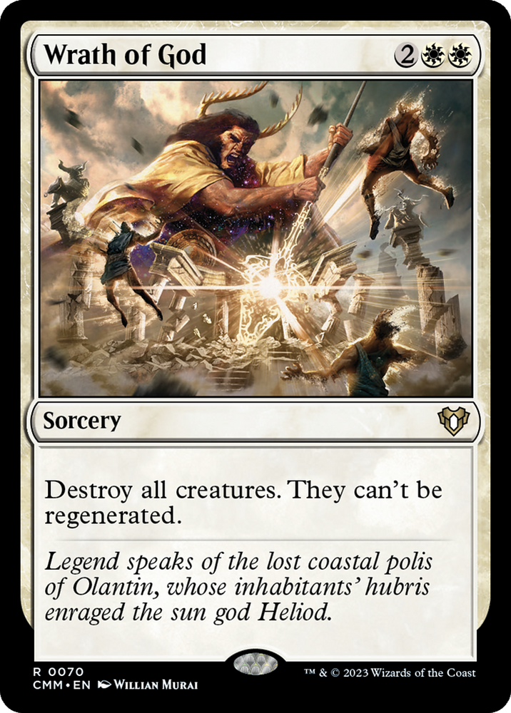 Wrath of God [Commander Masters] Magic: The Gathering
