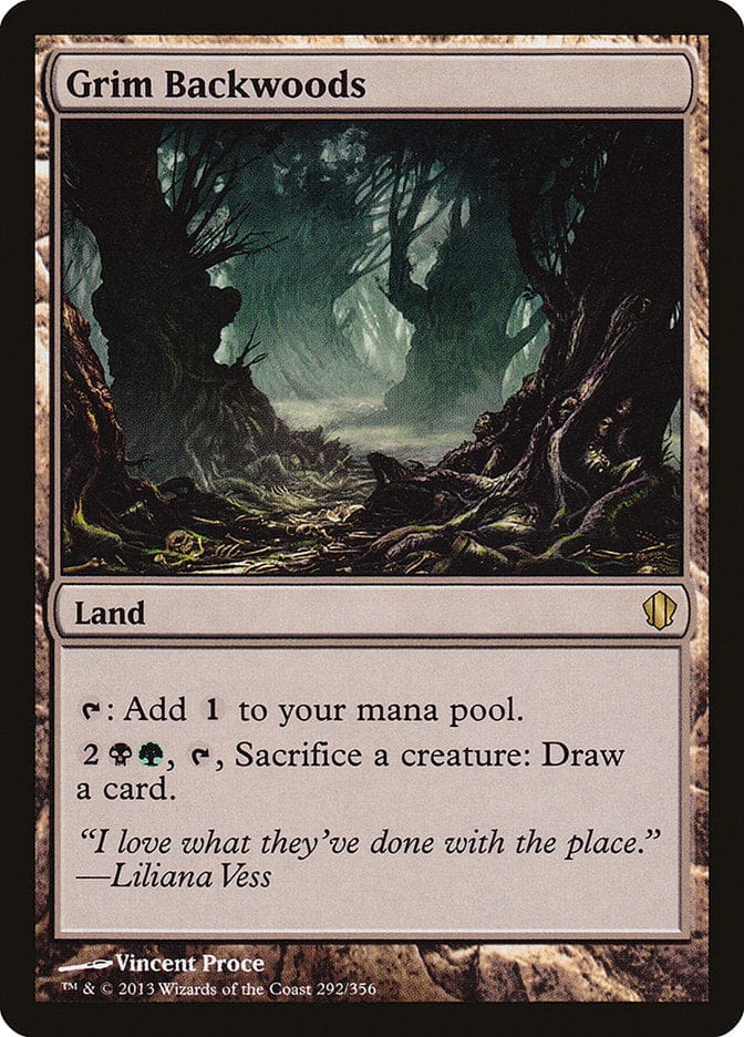Grim Backwoods [Commander 2013] Magic: The Gathering