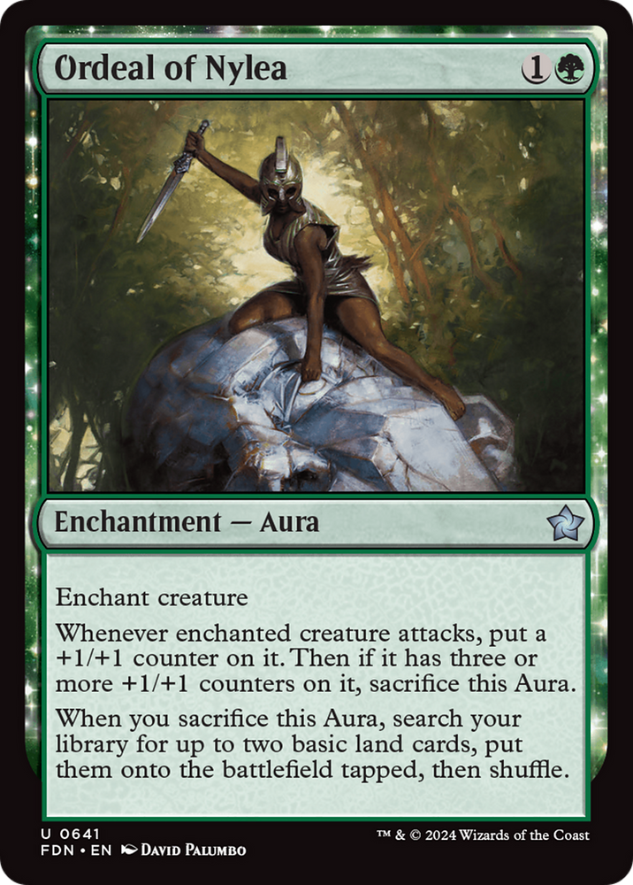 Ordeal of Nylea [Foundations] Magic: The Gathering