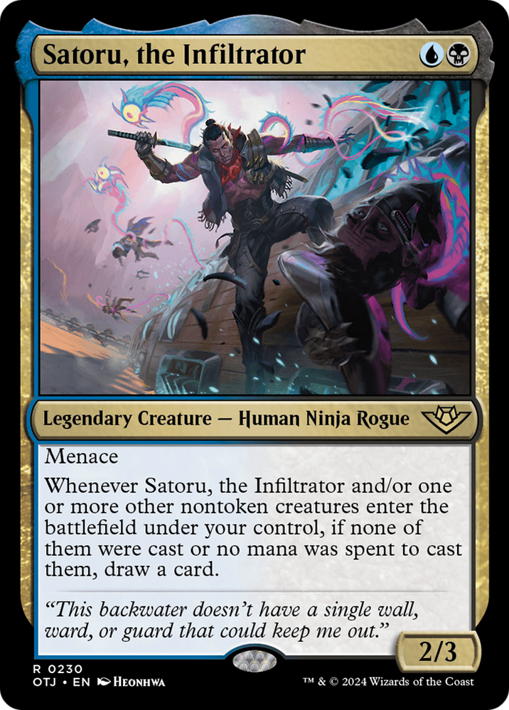 Satoru, the Infiltrator [Outlaws of Thunder Junction] Magic: The Gathering