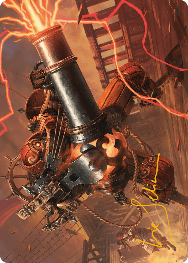 Blaster Hulk Art Card (Gold-Stamped Signature) [Modern Horizons 3 Art Series] Magic: The Gathering