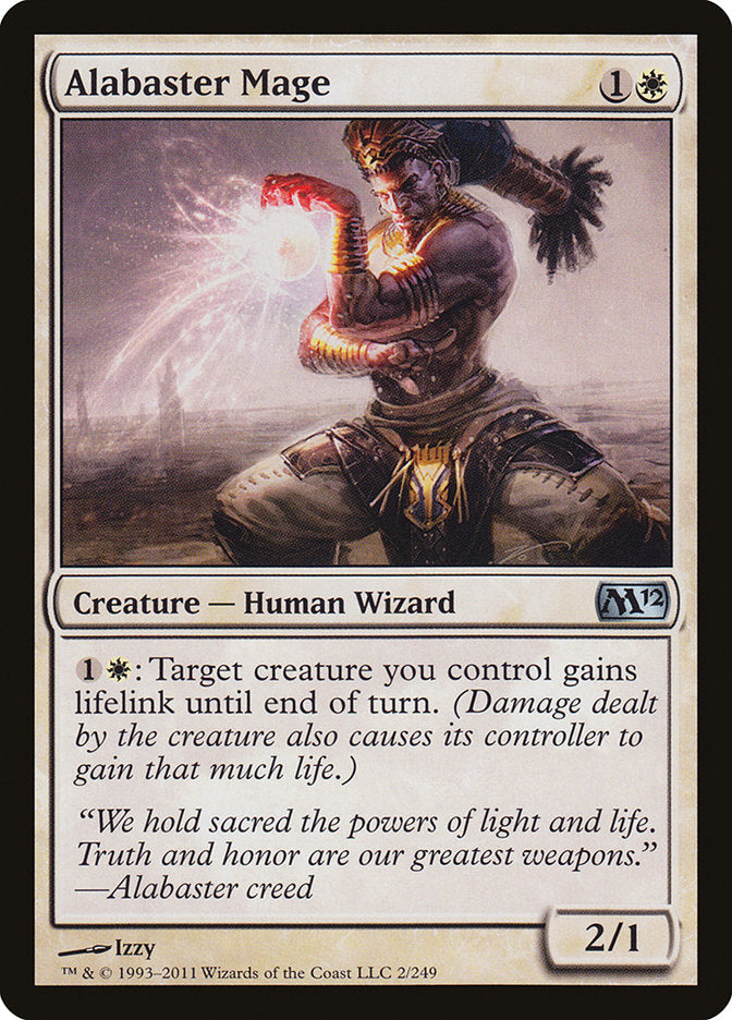 Alabaster Mage [Magic 2012] Magic: The Gathering