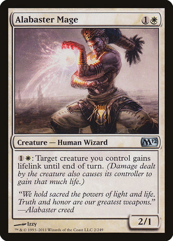 Alabaster Mage [Magic 2012] Magic: The Gathering