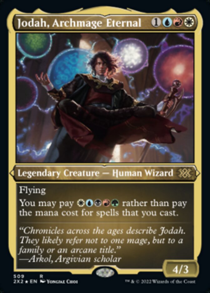 Jodah, Archmage Eternal (Foil Etched) [Double Masters 2022] Magic: The Gathering
