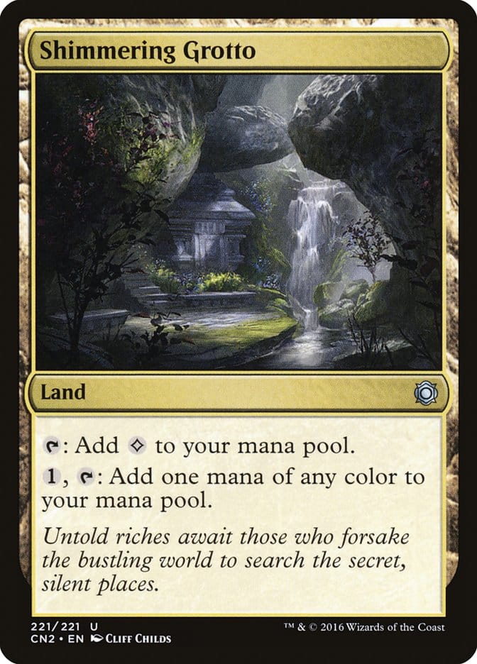 Shimmering Grotto [Conspiracy: Take the Crown] Magic: The Gathering