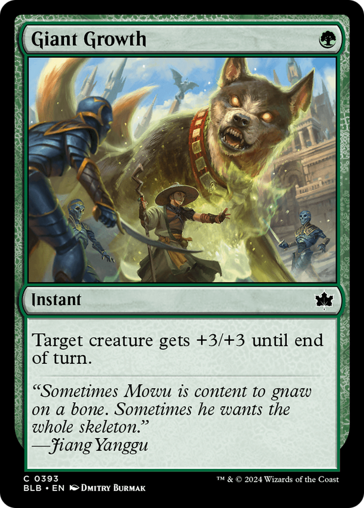Giant Growth [Bloomburrow] Magic: The Gathering