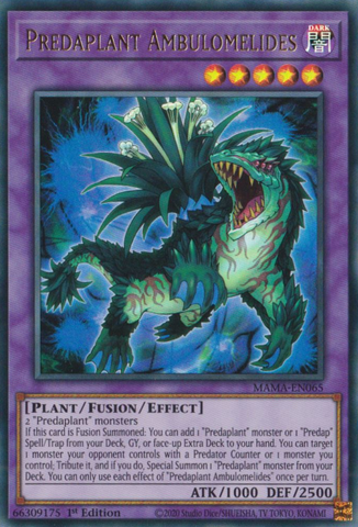 Predaplant Ambulomelides [MAMA-EN065] Ultra Rare - Yugioh Cards For Your TCG Needs!