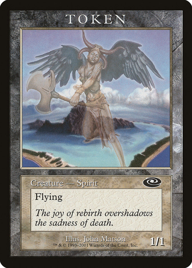 Spirit Token [Magic Player Rewards 2001] Magic: The Gathering