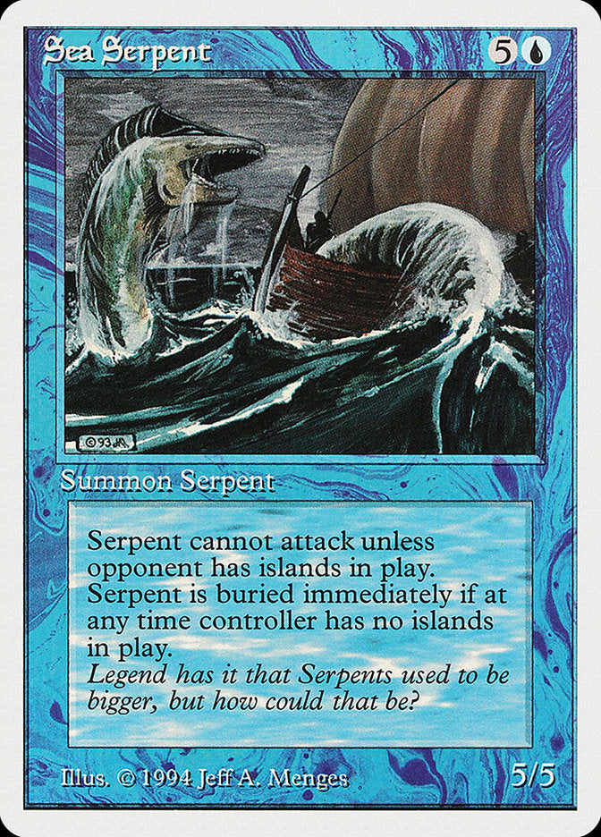 Sea Serpent [Summer Magic / Edgar] Magic: The Gathering