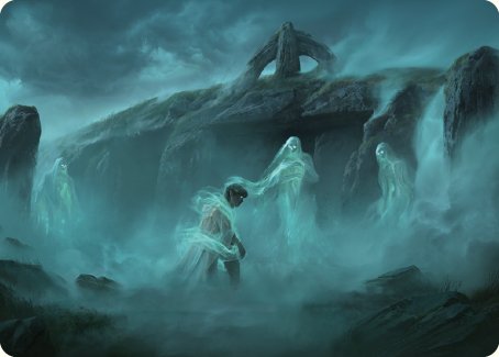 Fog on the Barrow-Downs Art Card [The Lord of the Rings: Tales of Middle-earth Art Series] Magic: The Gathering