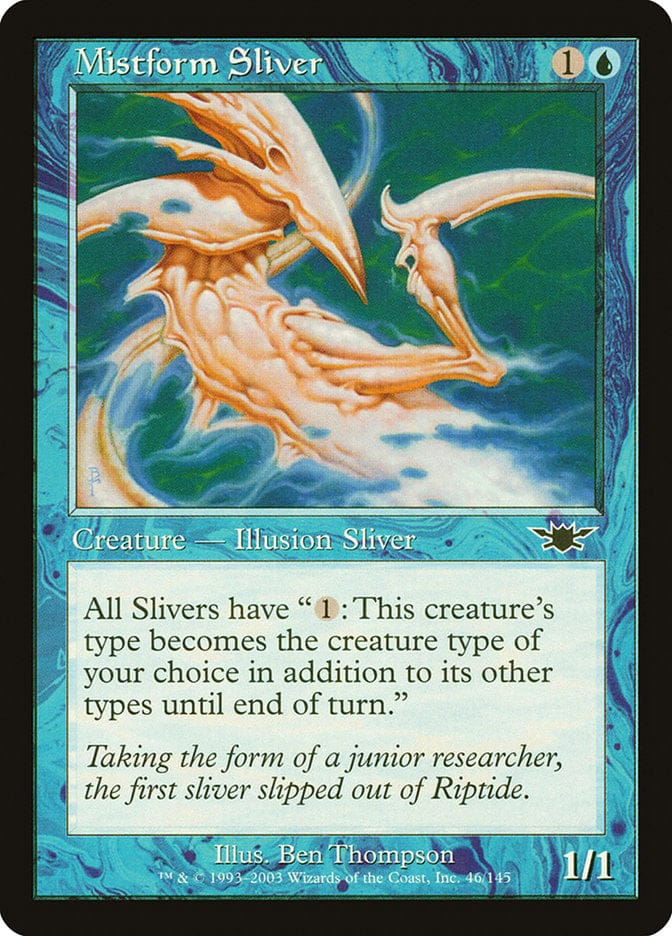 Mistform Sliver [Legions] Magic: The Gathering