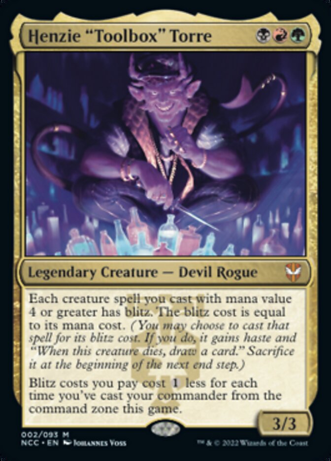Henzie "Toolbox" Torre [Streets of New Capenna Commander] Magic: The Gathering