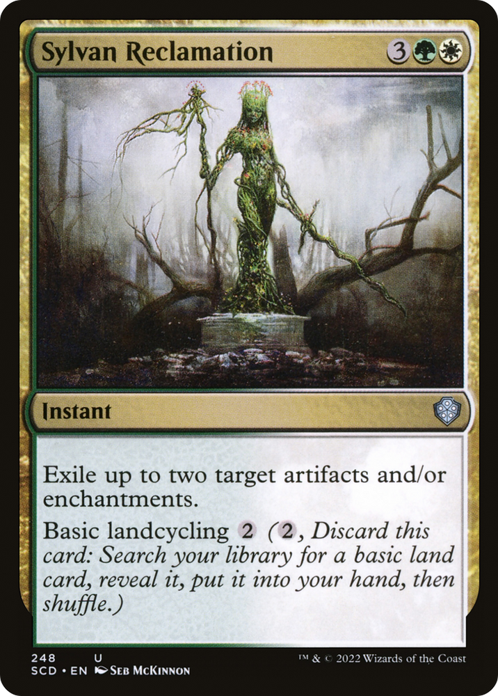 Sylvan Reclamation [Starter Commander Decks] Magic: The Gathering