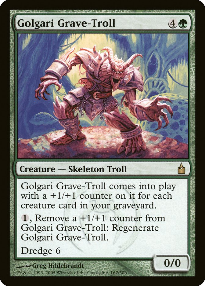 Golgari Grave-Troll [Ravnica: City of Guilds] Magic: The Gathering
