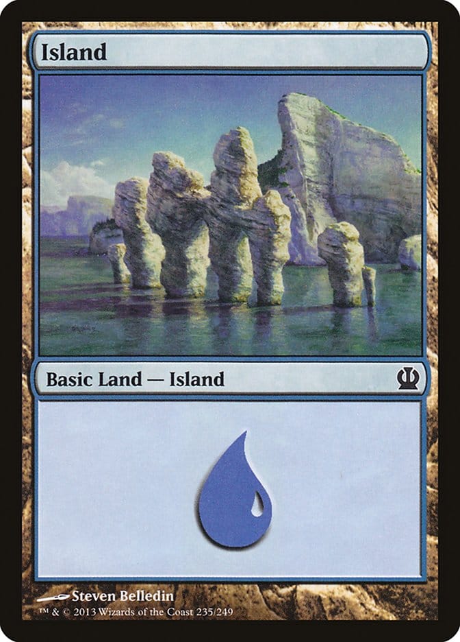 Island (235) [Theros] Magic: The Gathering