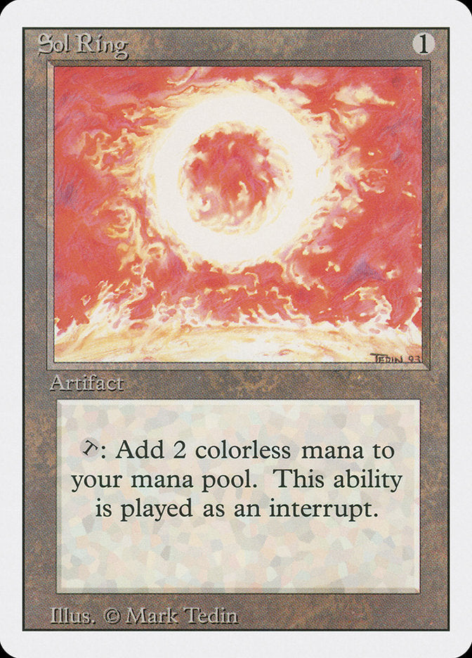 Sol Ring [Revised Edition] Magic: The Gathering