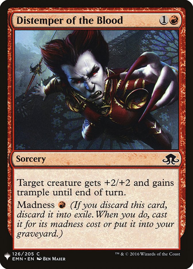 Distemper of the Blood [Mystery Booster] Magic: The Gathering