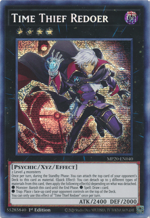 Time Thief Redoer [MP20-EN040] Prismatic Secret Rare - Yugioh Cards For Your TCG Needs!