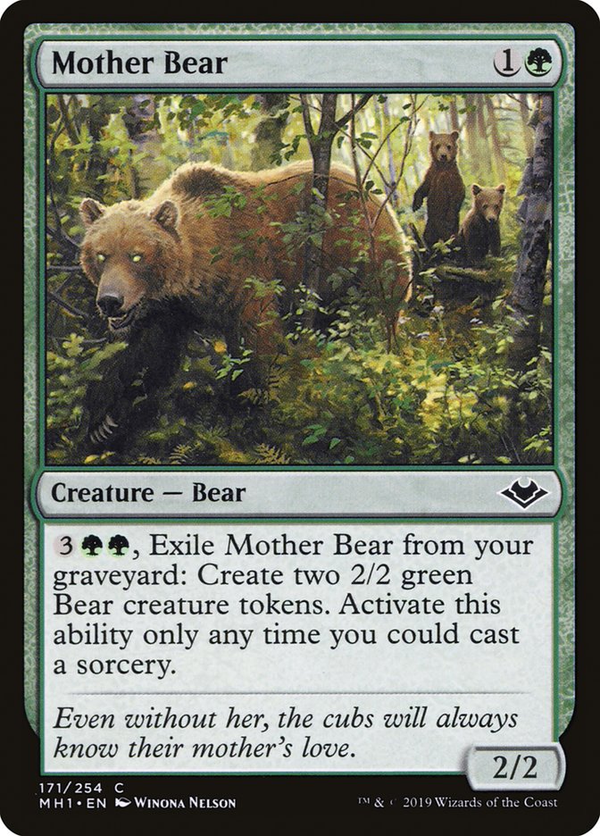Mother Bear [Modern Horizons] Magic: The Gathering