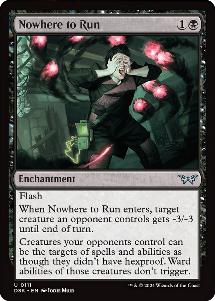 Nowhere to Run [Duskmourn: House of Horror] Magic: The Gathering
