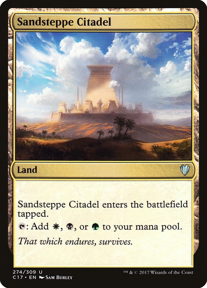 Sandsteppe Citadel [Commander 2017] Magic: The Gathering