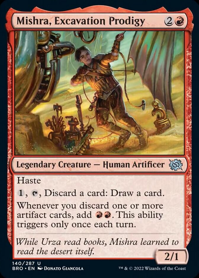 Mishra, Excavation Prodigy [The Brothers' War] Magic: The Gathering
