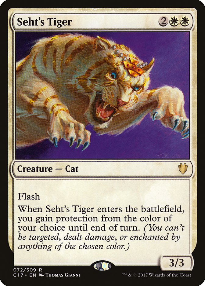 Seht's Tiger [Commander 2017] Magic: The Gathering