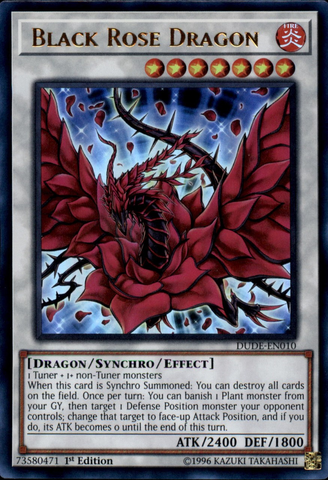 Black Rose Dragon [DUDE-EN010] Ultra Rare - Yugioh Cards For Your TCG Needs!