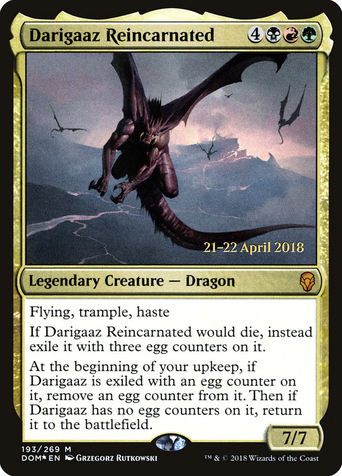 Darigaaz Reincarnated [Dominaria Prerelease Promos] Magic: The Gathering