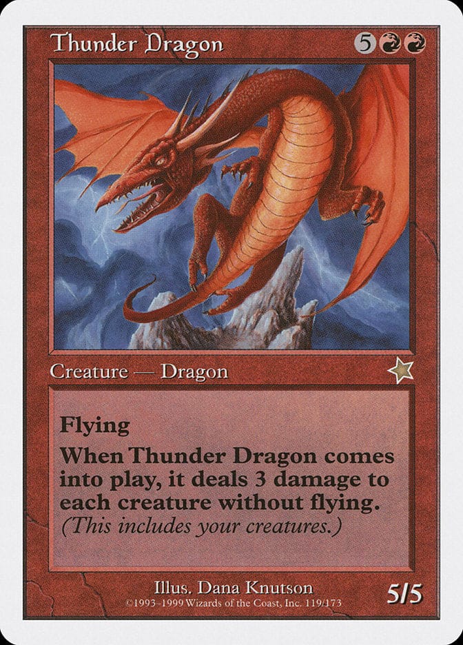 Thunder Dragon [Starter 1999] Magic: The Gathering