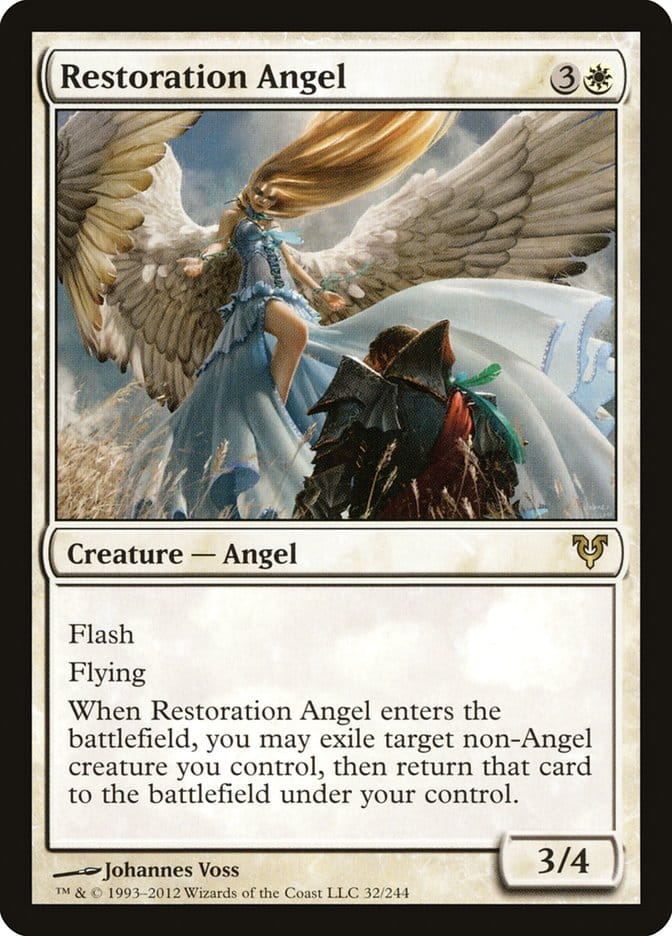 Restoration Angel [Avacyn Restored] Magic: The Gathering