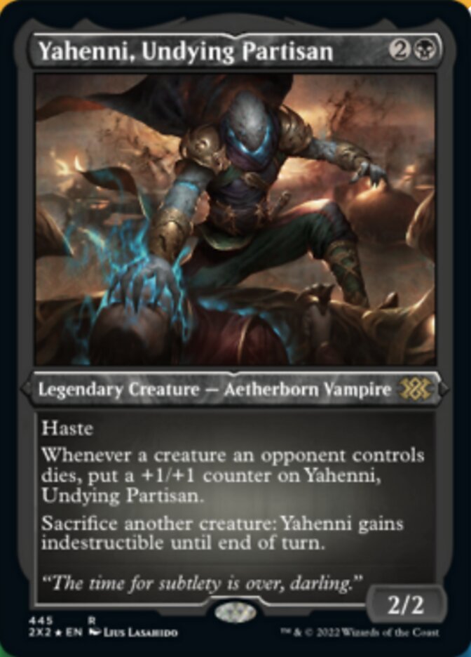 Yahenni, Undying Partisan (Foil Etched) [Double Masters 2022] Magic: The Gathering