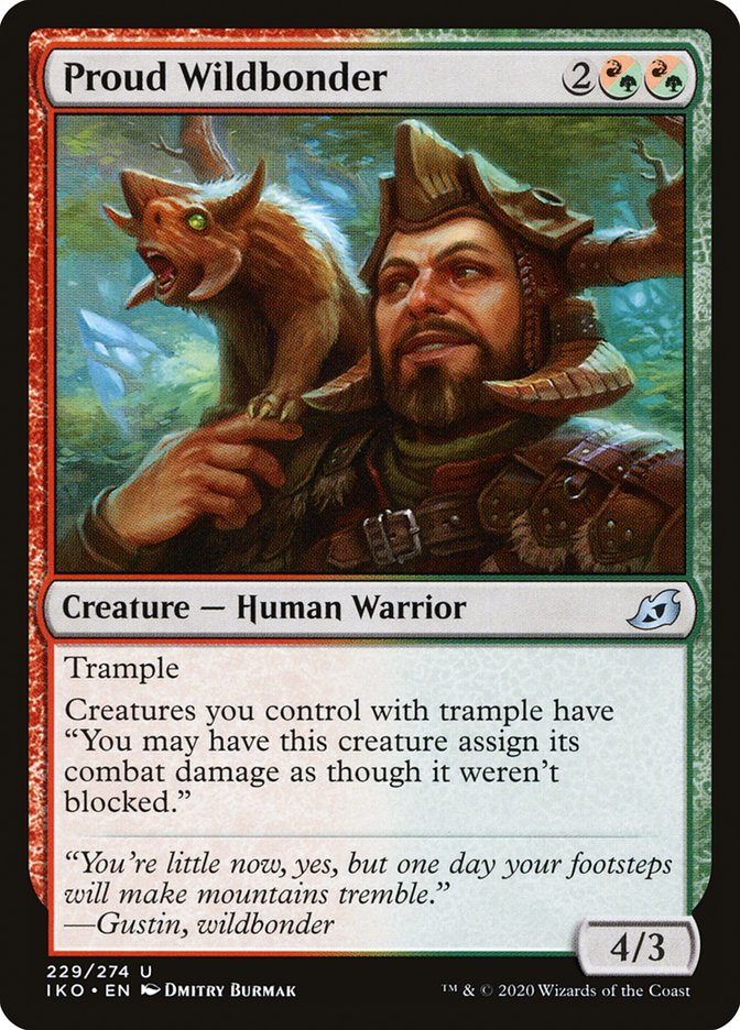 Proud Wildbonder [Ikoria: Lair of Behemoths] Magic: The Gathering