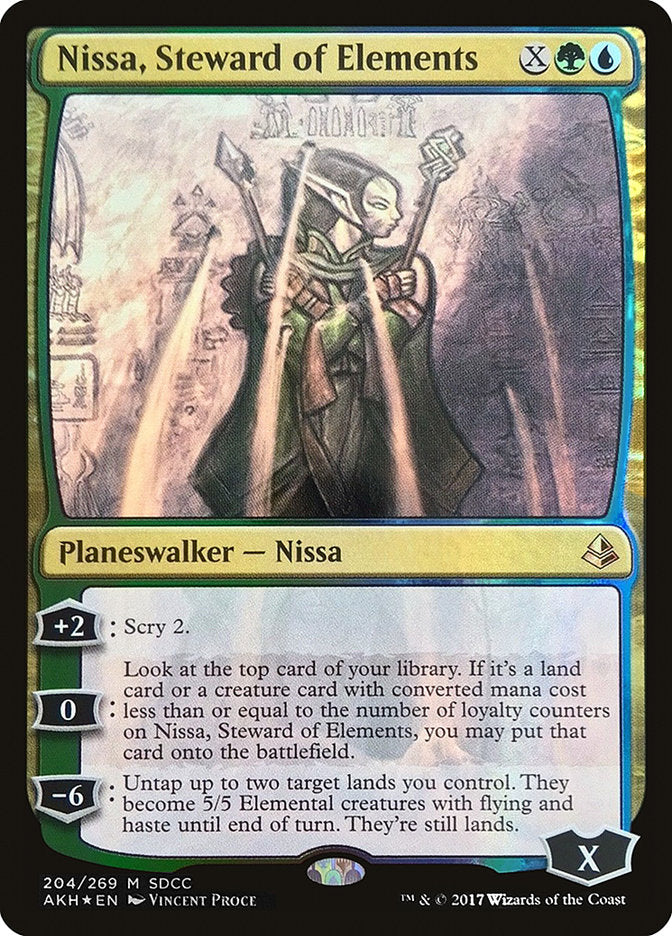 Nissa, Steward of Elements [San Diego Comic-Con 2017] Magic: The Gathering