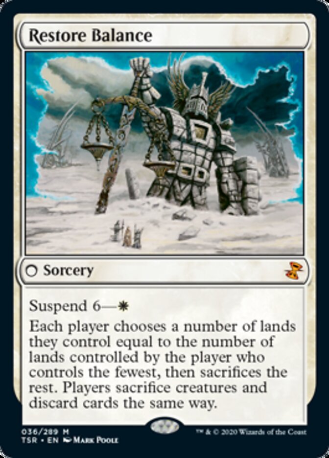 Restore Balance [Time Spiral Remastered] Magic: The Gathering