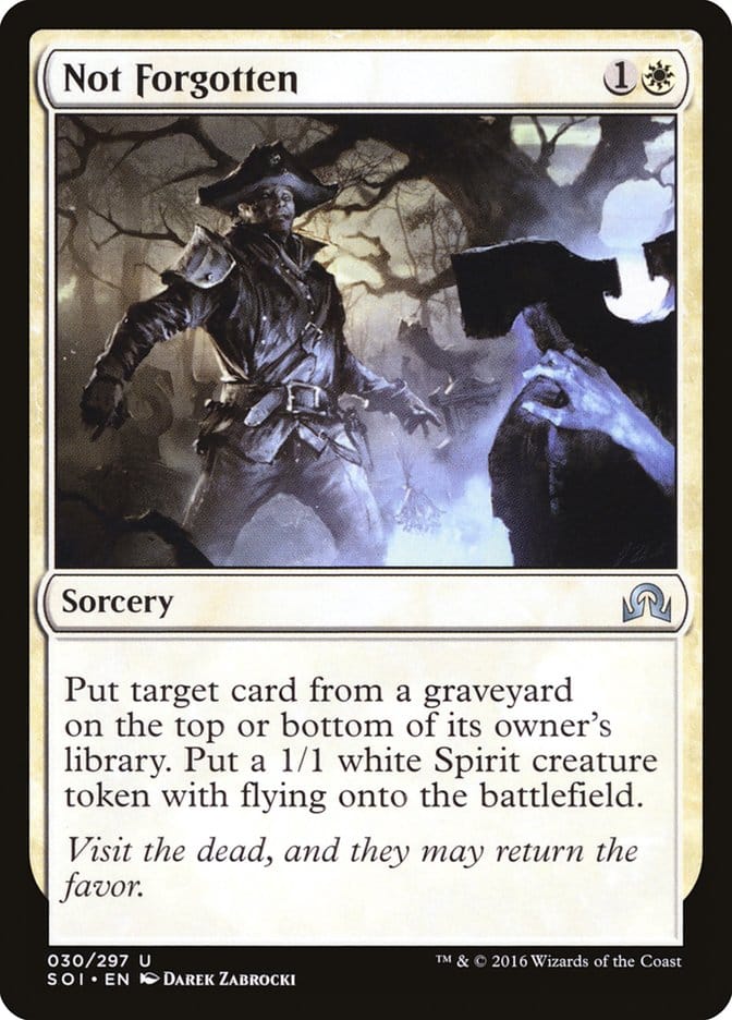 Not Forgotten [Shadows over Innistrad] Magic: The Gathering