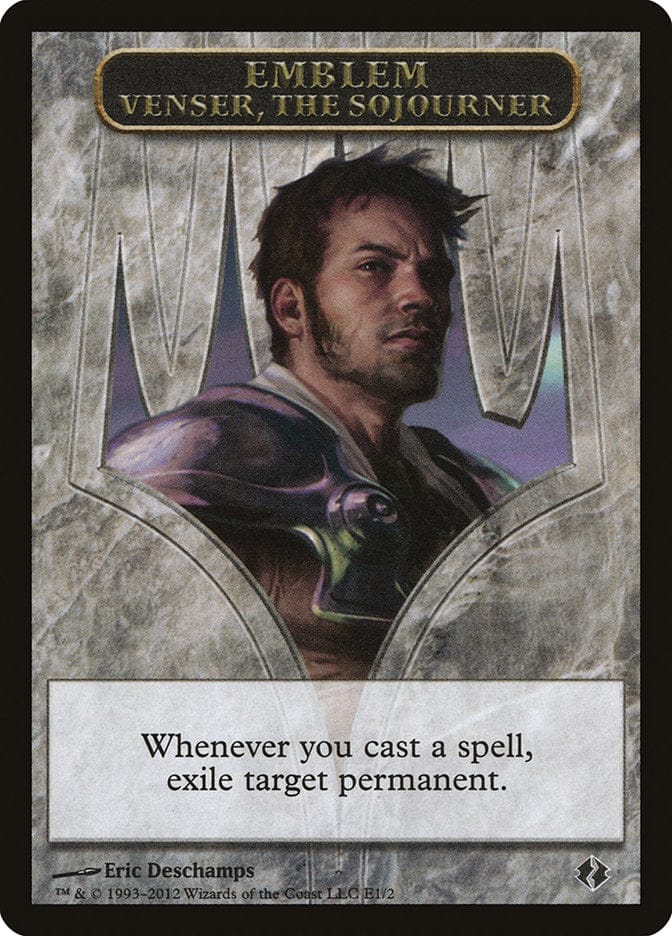 Venser, the Sojourner Emblem [Duel Decks: Venser vs. Koth Tokens] Magic: The Gathering