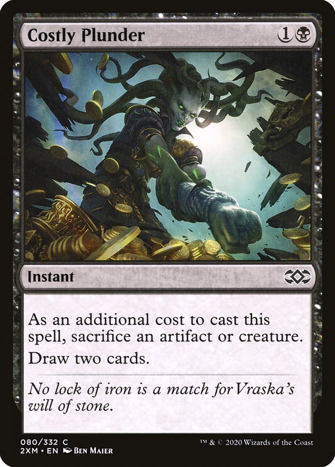 Costly Plunder [Double Masters] Magic: The Gathering