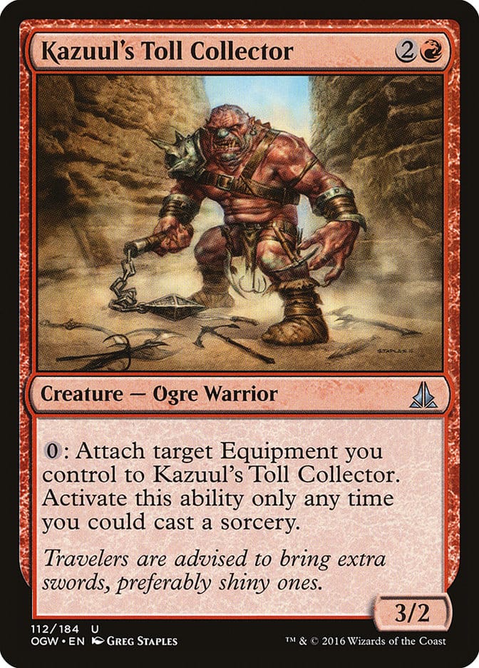 Kazuul's Toll Collector [Oath of the Gatewatch] Magic: The Gathering
