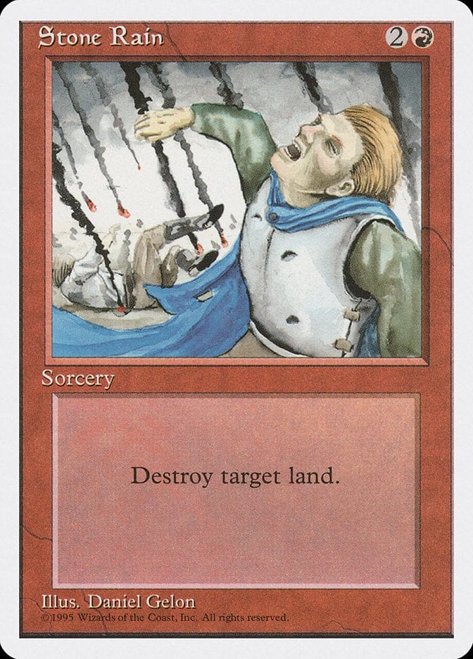 Stone Rain [Fourth Edition] Magic: The Gathering