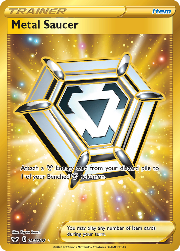 Metal Saucer (214/202) [Sword & Shield: Base Set] Pokémon