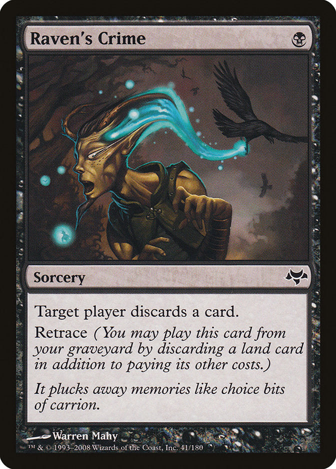 Raven's Crime [Eventide] Magic: The Gathering