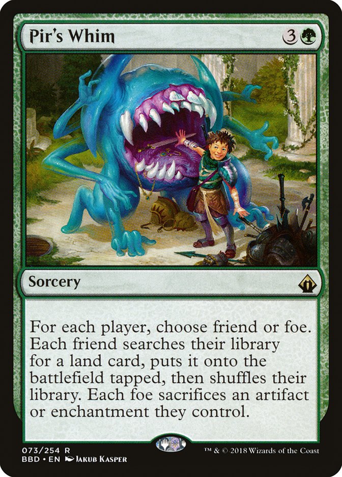 Pir's Whim [Battlebond] Magic: The Gathering