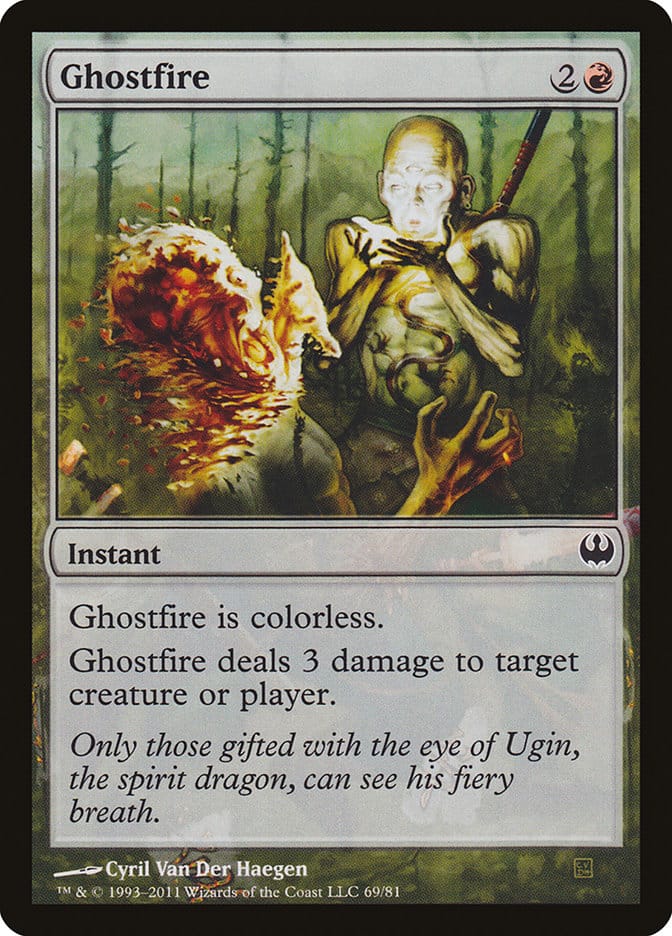 Ghostfire [Duel Decks: Knights vs. Dragons] Magic: The Gathering