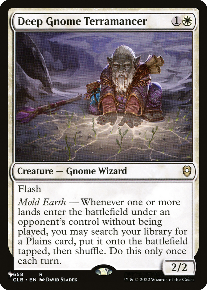 Deep Gnome Terramancer [The List] Magic: The Gathering