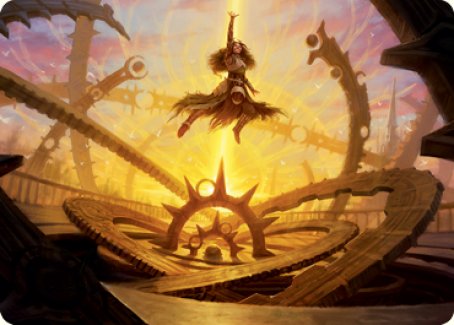 Katilda's Rising Dawn Art Card [Innistrad: Crimson Vow Art Series] Magic: The Gathering