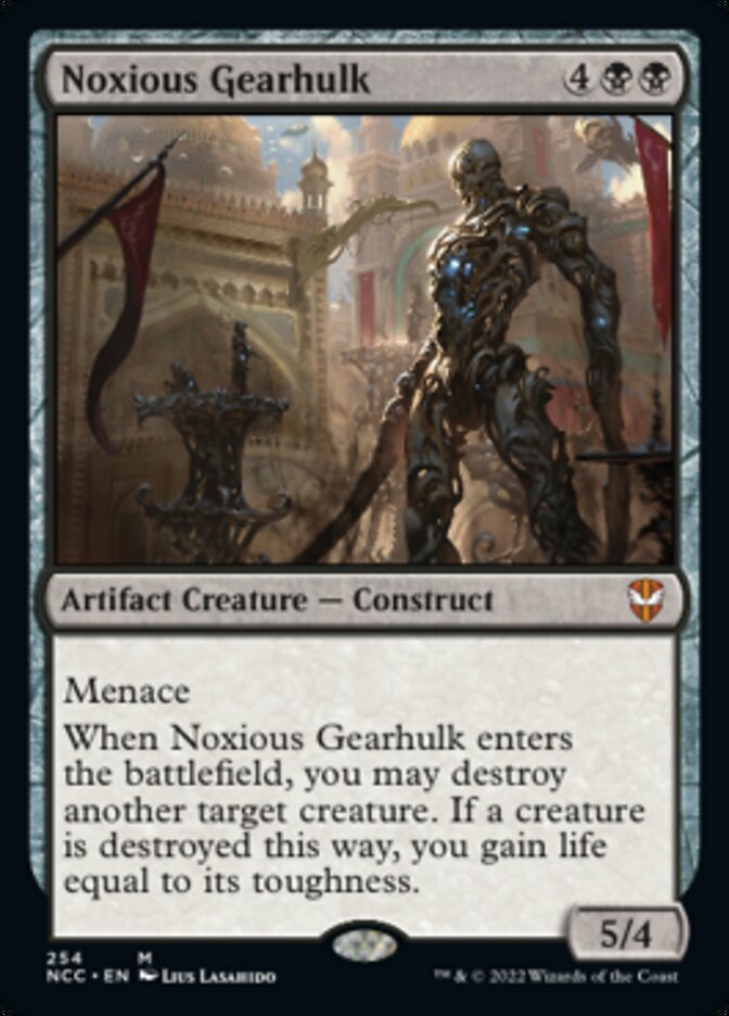Noxious Gearhulk [Streets of New Capenna Commander] Magic: The Gathering